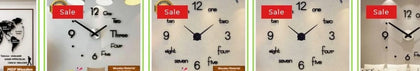 Wall Clocks ! Decorative wall clocks for home in Pakistan