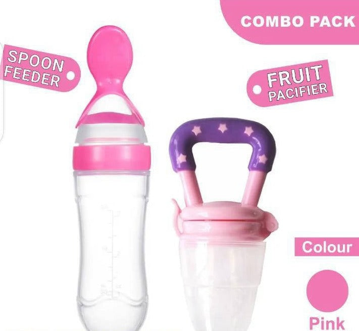 Baby Fruits Pacifier and Feeding Spoon