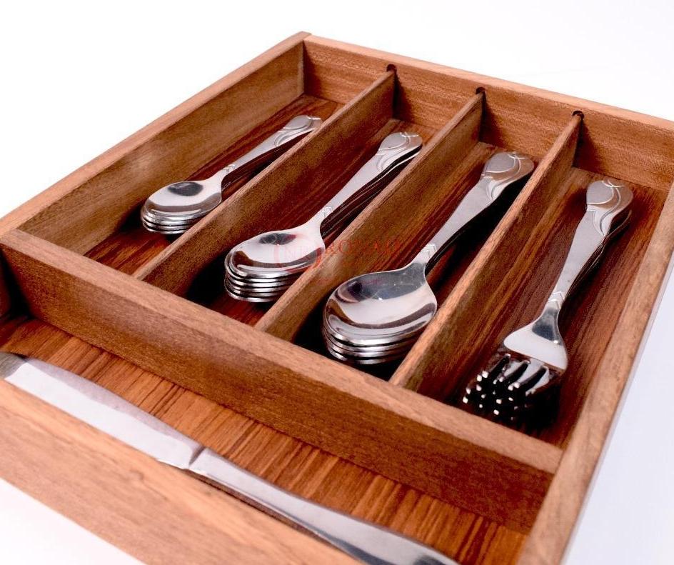 Wooden Cutlery Rest Tray